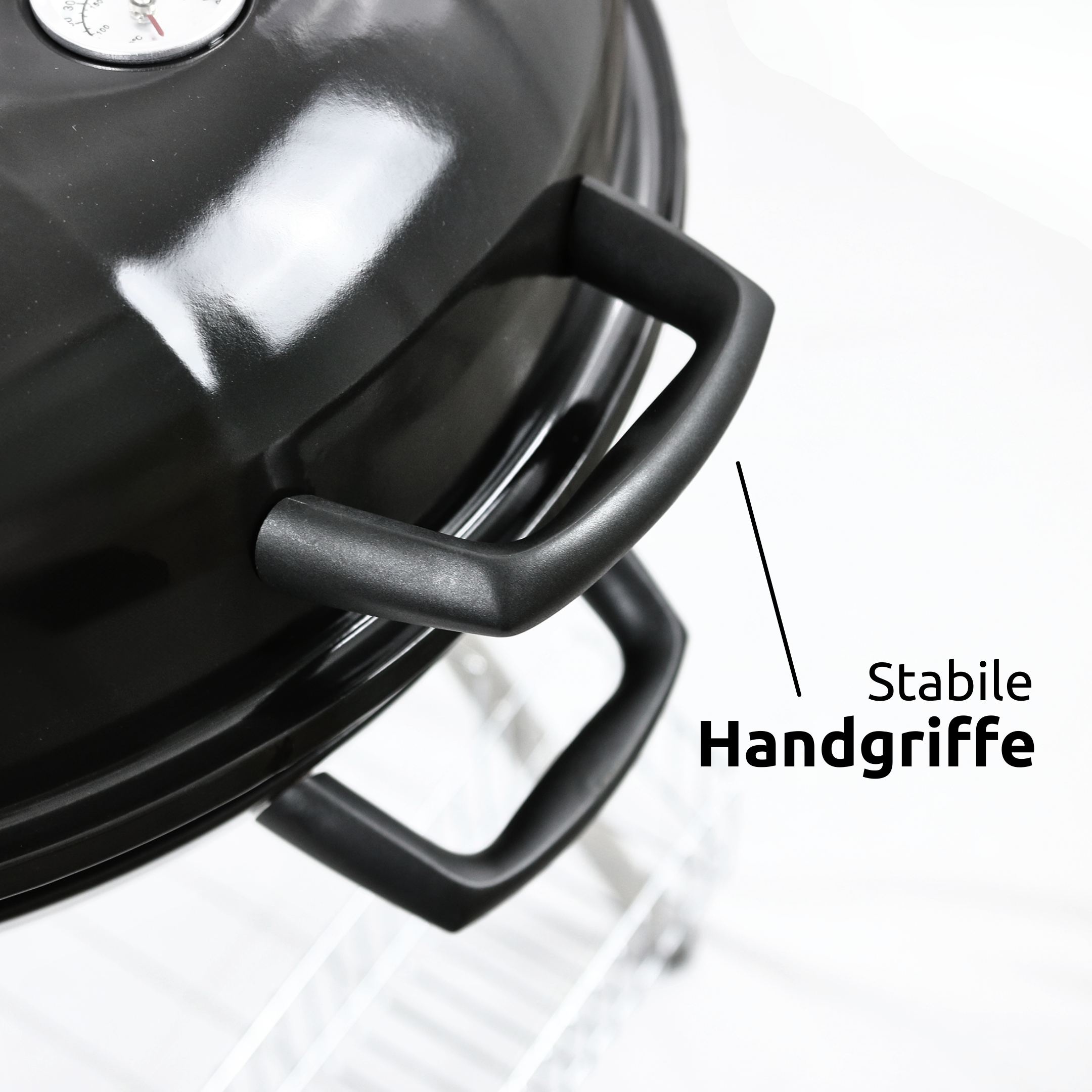 BBQ Kugelgrill mit Ablage und Handschuhen