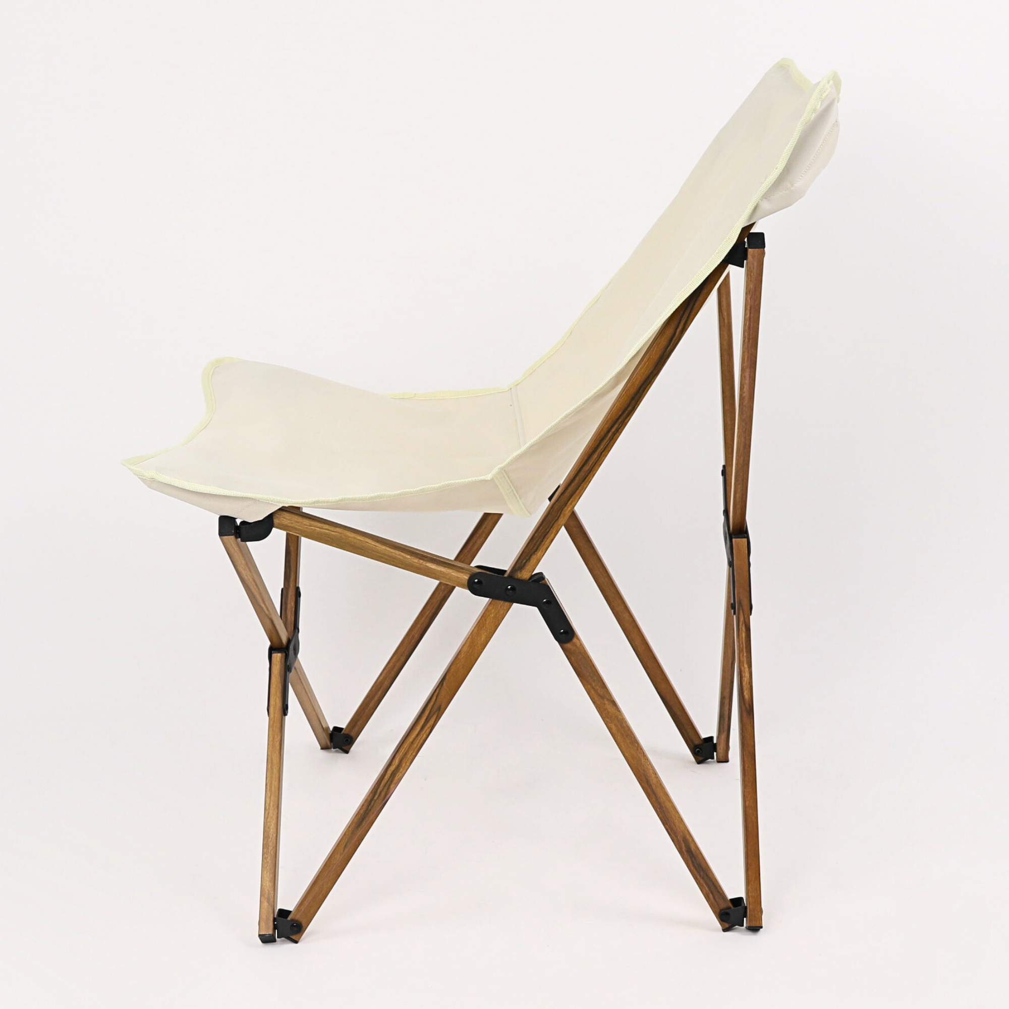 Campingstuhl Faltbar Creme