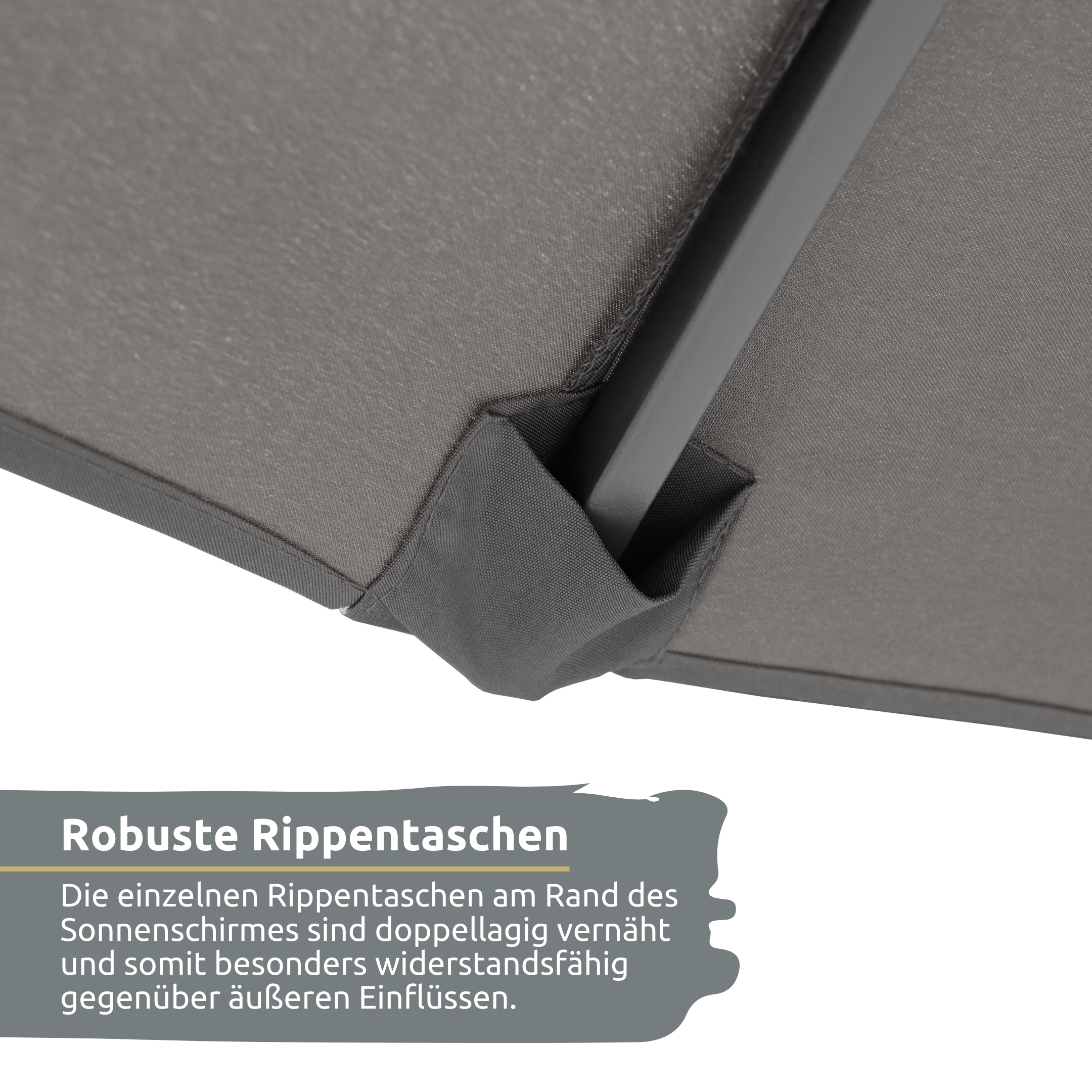 Sonnenschirm Ampelschirm mit Ständer ⌀ 270cm