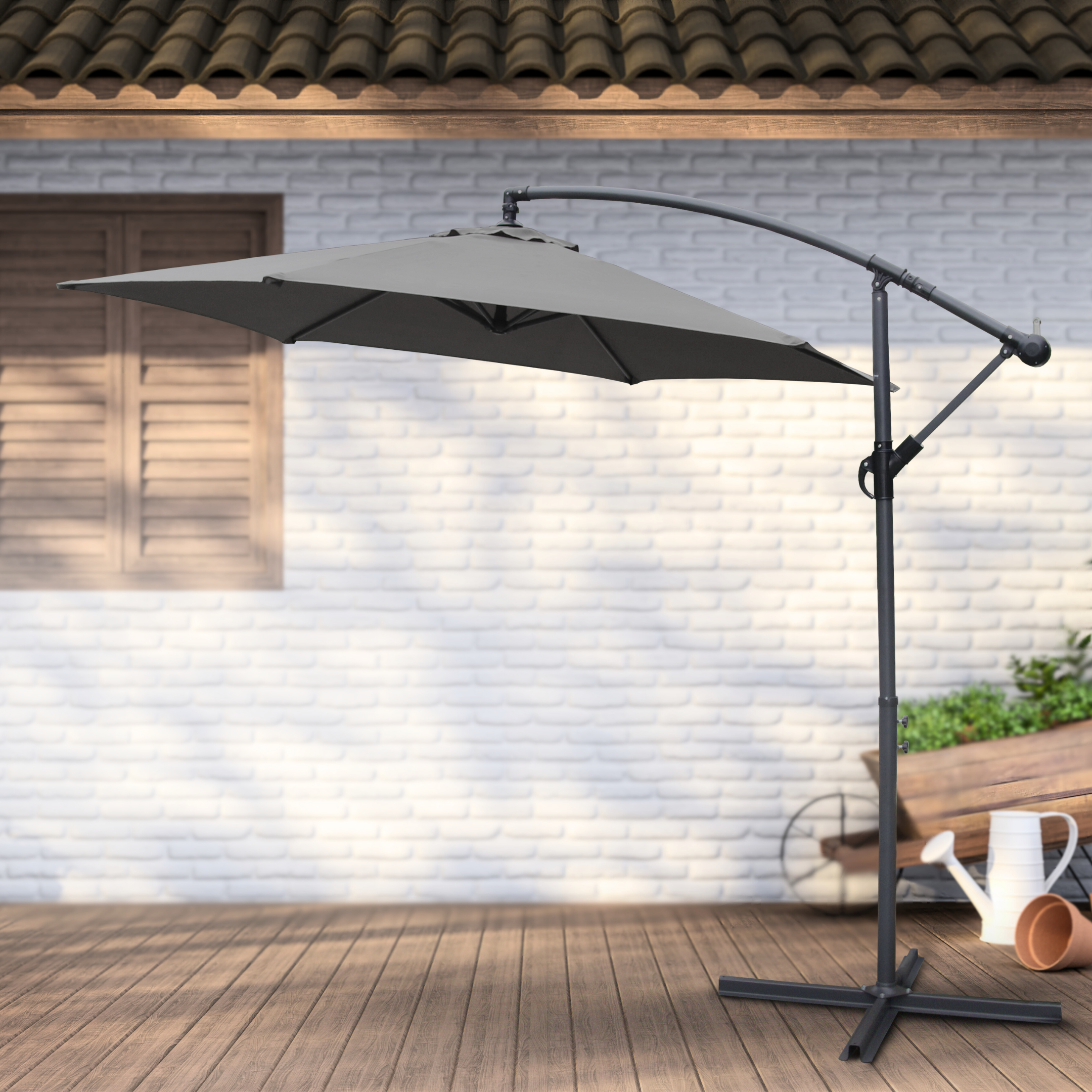 Sonnenschirm Ampelschirm mit Ständer ⌀ 270cm