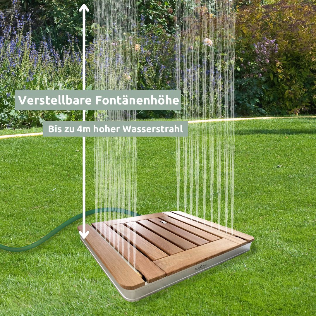 Bodendusche für Pool, Garten und Camping - Gartendusche mit Zubehör